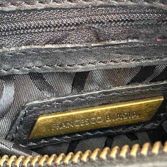 Francesco Biasia Leather Top Handle Small Satchel - Picture 7 of 13